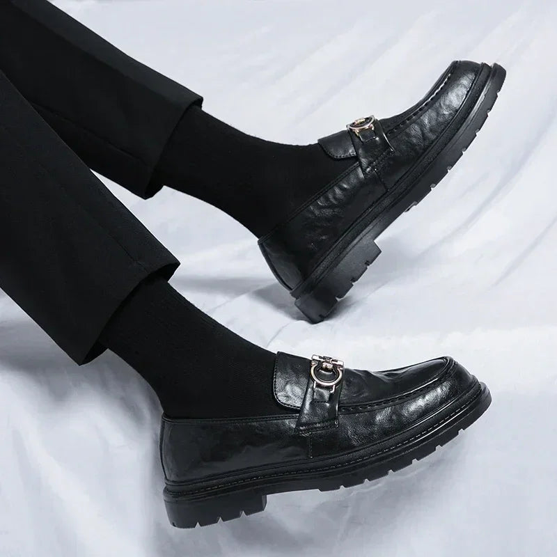Wilbur Leather Loafers - Olympus Madrid