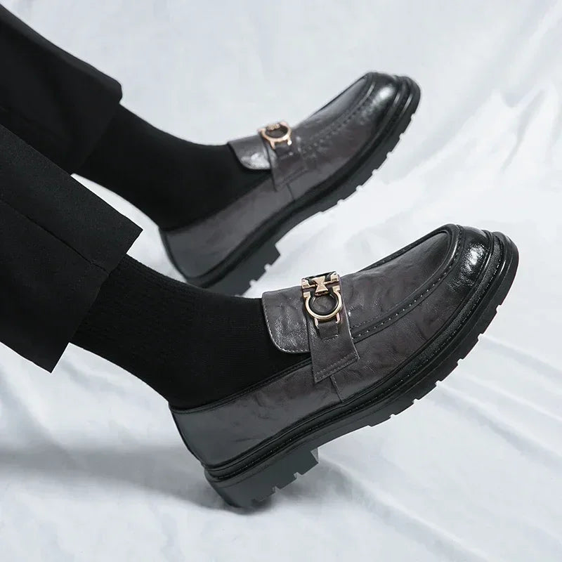 Wilbur Leather Loafers - Olympus Madrid