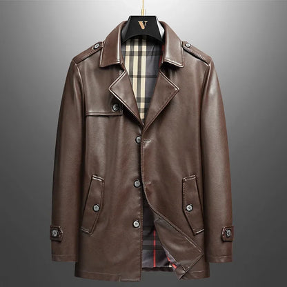Auden Leather Jacket - Olympus Madrid