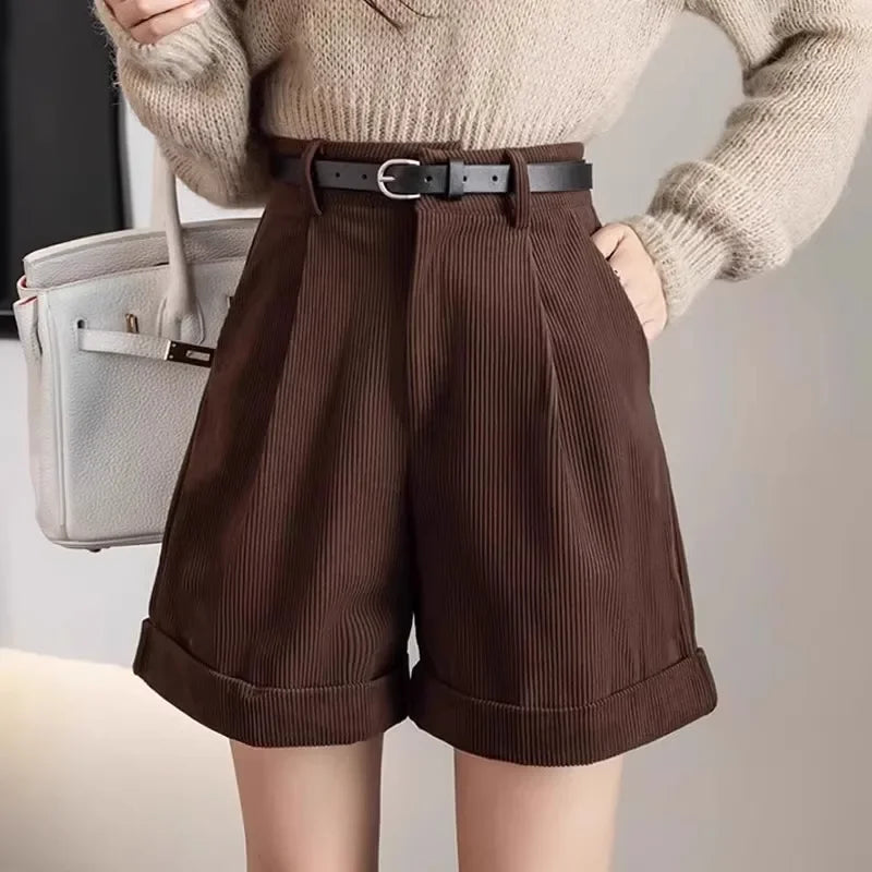 New Arrival Women's Corduroy Shorts