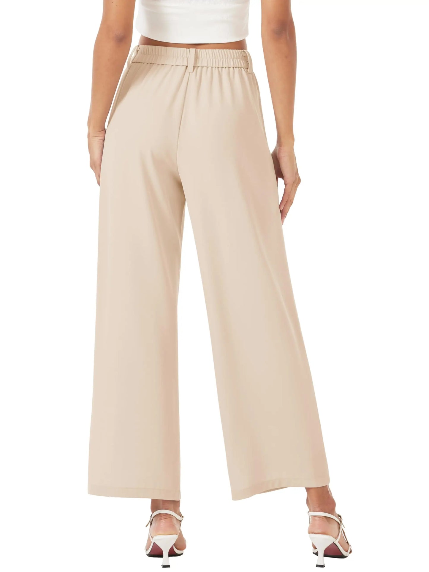 Nina Wide Leg Casual Trousers