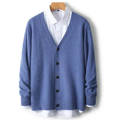 Caldura 100% Wool Cardigan - Olympus Madrid