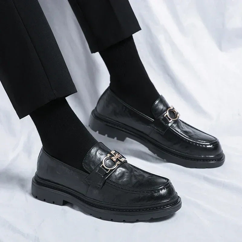 Wilbur Leather Loafers - Olympus Madrid