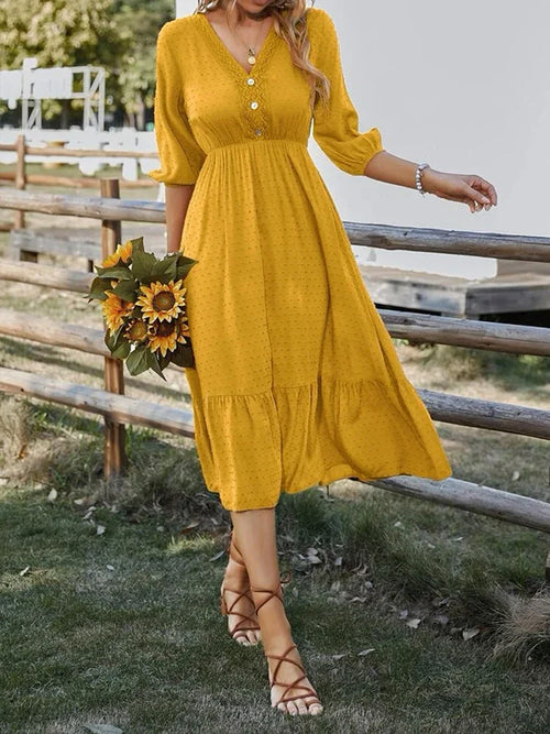 Katherine Ruffle Dress