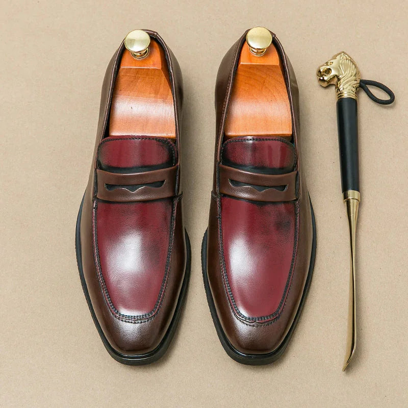Darrow Leather Loafers - Olympus Madrid