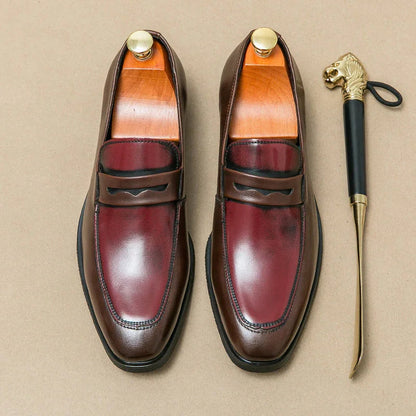 Darrow Leather Loafers - Olympus Madrid