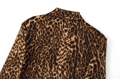 Ellen 2-piece set Leopard print blazer and skirt