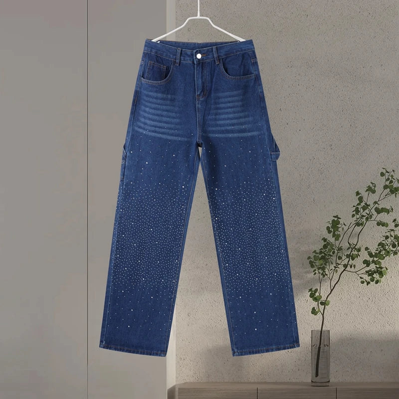 Pants Ellena Vintage Rhinestone Cowboy Jeans Spring 2025