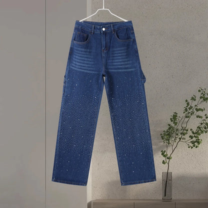 Pants Ellena Vintage Rhinestone Cowboy Jeans Spring 2025