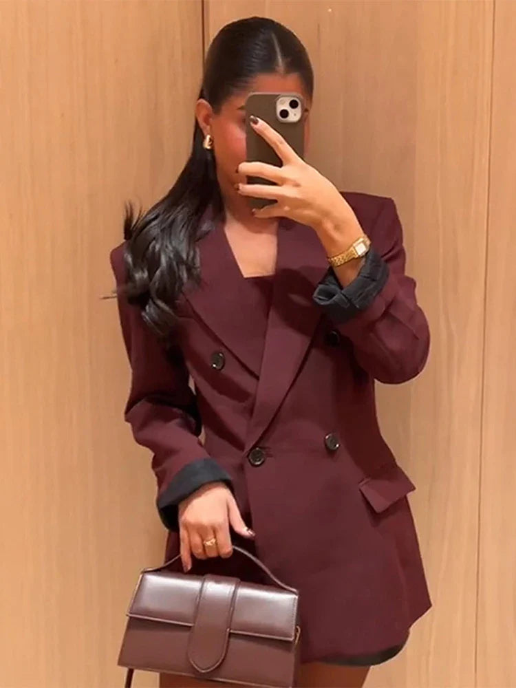 Vintage Red Blazer