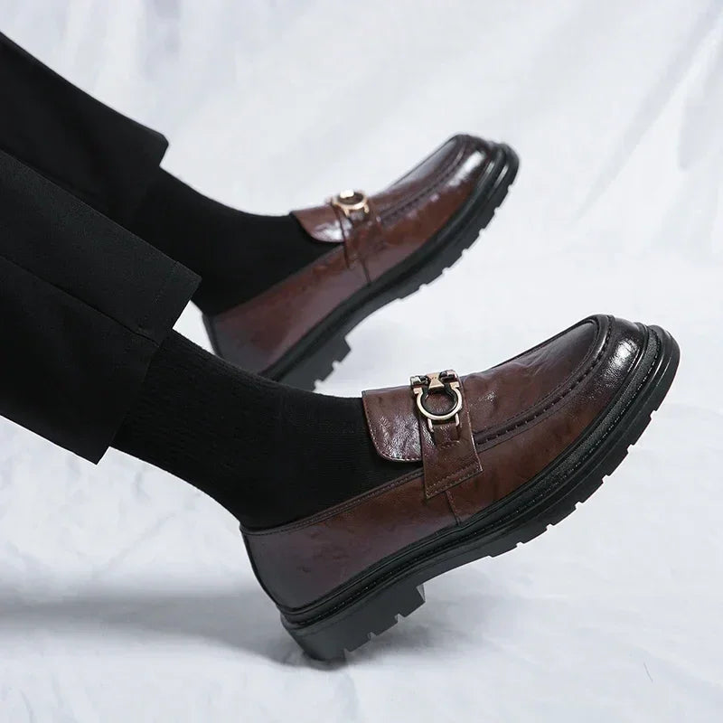 Wilbur Leather Loafers - Olympus Madrid