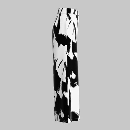 Mia Muse Graffiti Wide Leg Pants