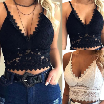 Luna – Sexy Lace Mesh See-Through Top | Elegant & Bold