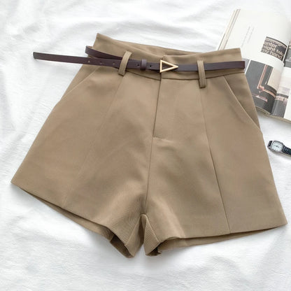 ITOOLIN Casual Women's Shorts A-line High