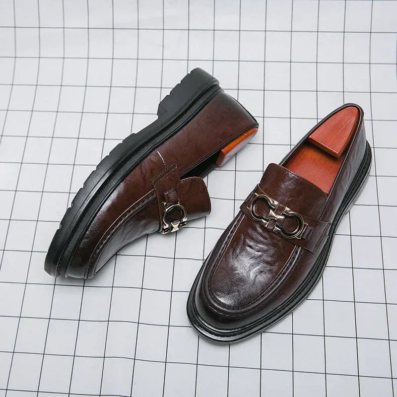 Wilbur Leather Loafers - Olympus Madrid