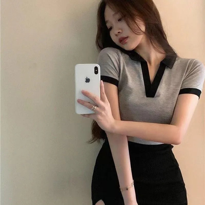 Summer Fashion Y2K T-shirt Woman