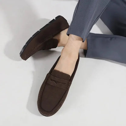 Fletro Genuine Suede Loafers RileyRiver