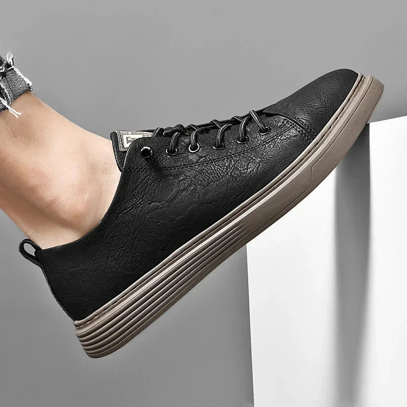 Pesco Genuine Leather Sneakers