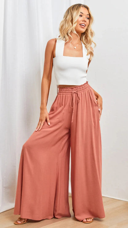 Lara Summer Wide Leg Pants
