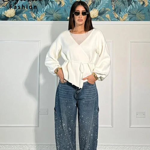 Pants Ellena Vintage Rhinestone Cowboy Jeans Spring 2025
