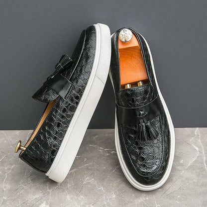 Tevan Leather Loafers - Olympus Madrid