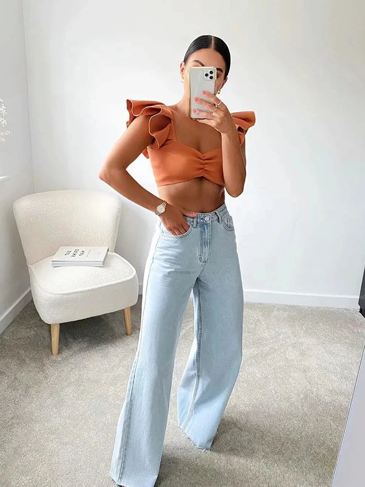 Maya High Waist Baggy Jeans