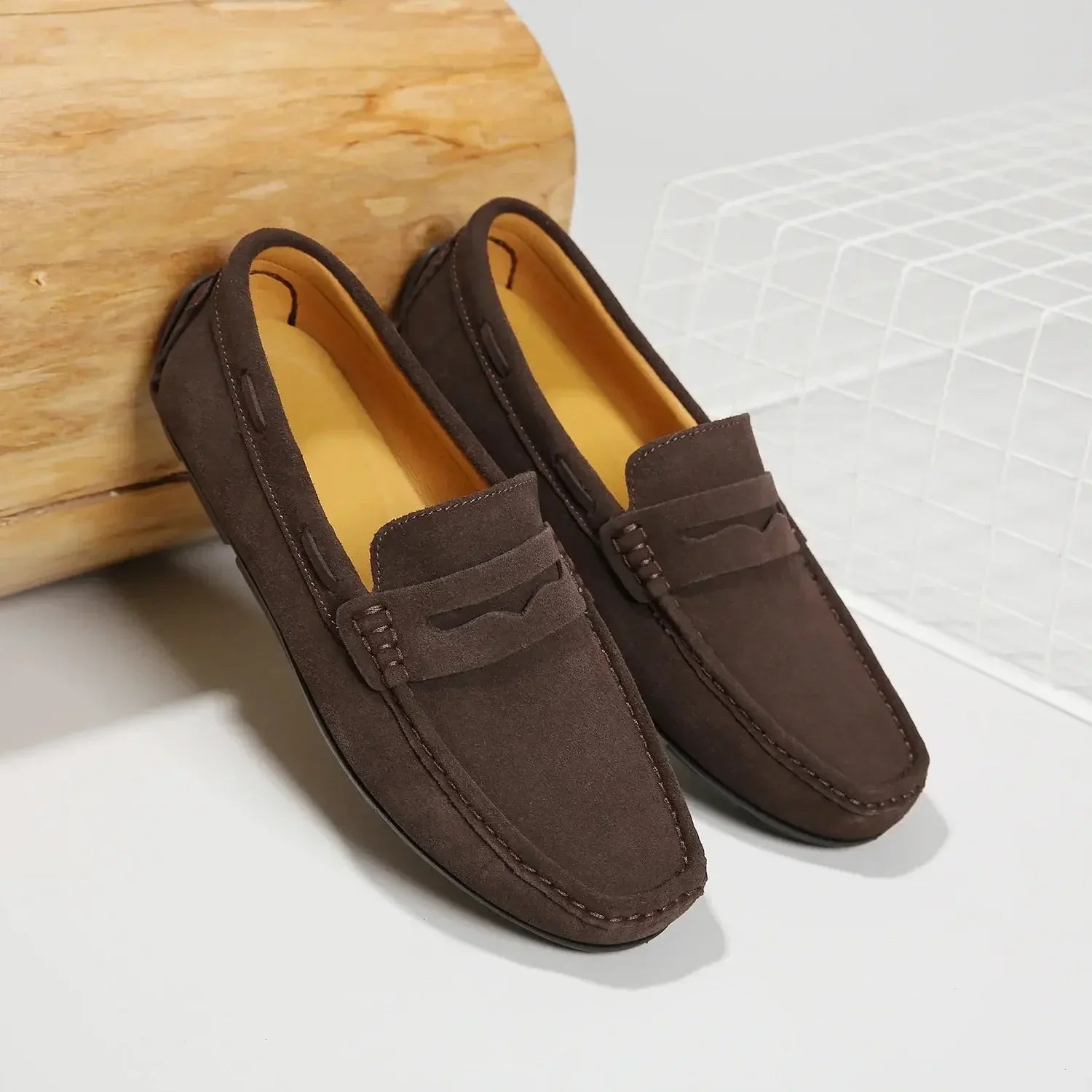 Fletro Genuine Suede Loafers RileyRiver