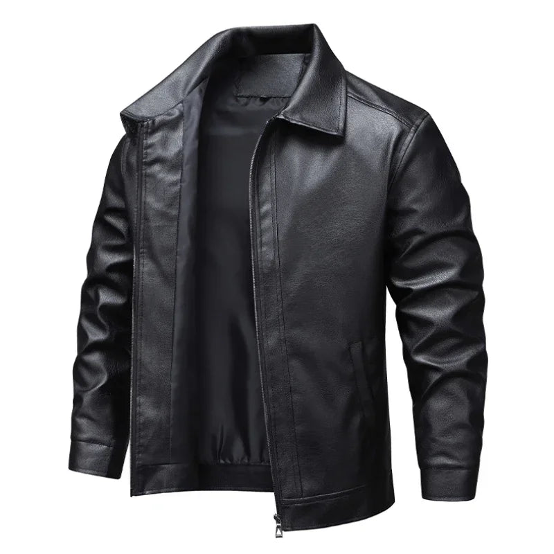 Grayson Leather Jacket - Olympus Madrid