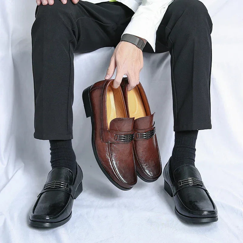 Macon Genuine Leather Loafers - Olympus Madrid