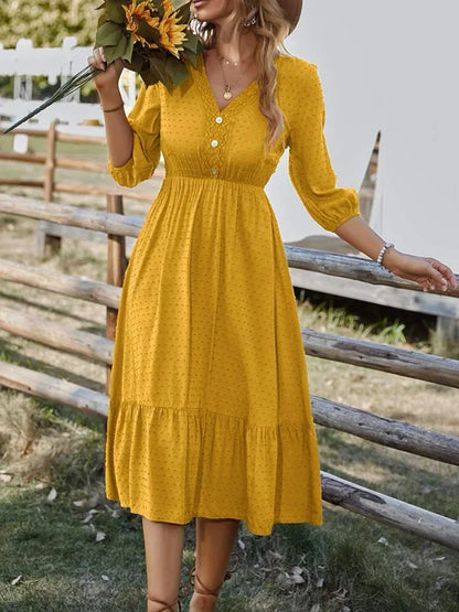 Katherine Ruffle Dress