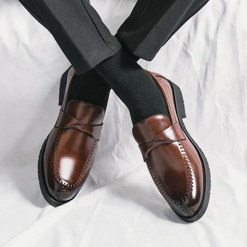 Teviot Genuine Leather Loafers - Olympus Madrid