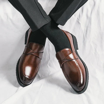 Teviot Genuine Leather Loafers - Olympus Madrid