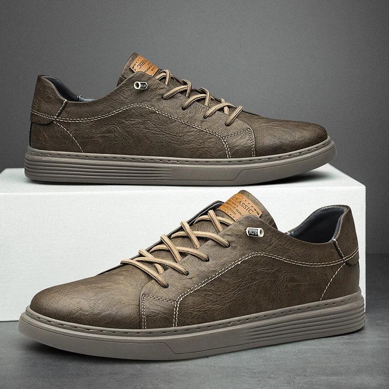 OXFORDS LEATHER TRAINERS Olympus London