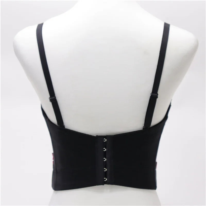 Megan Shapewear Crop Top with Stones and Cups