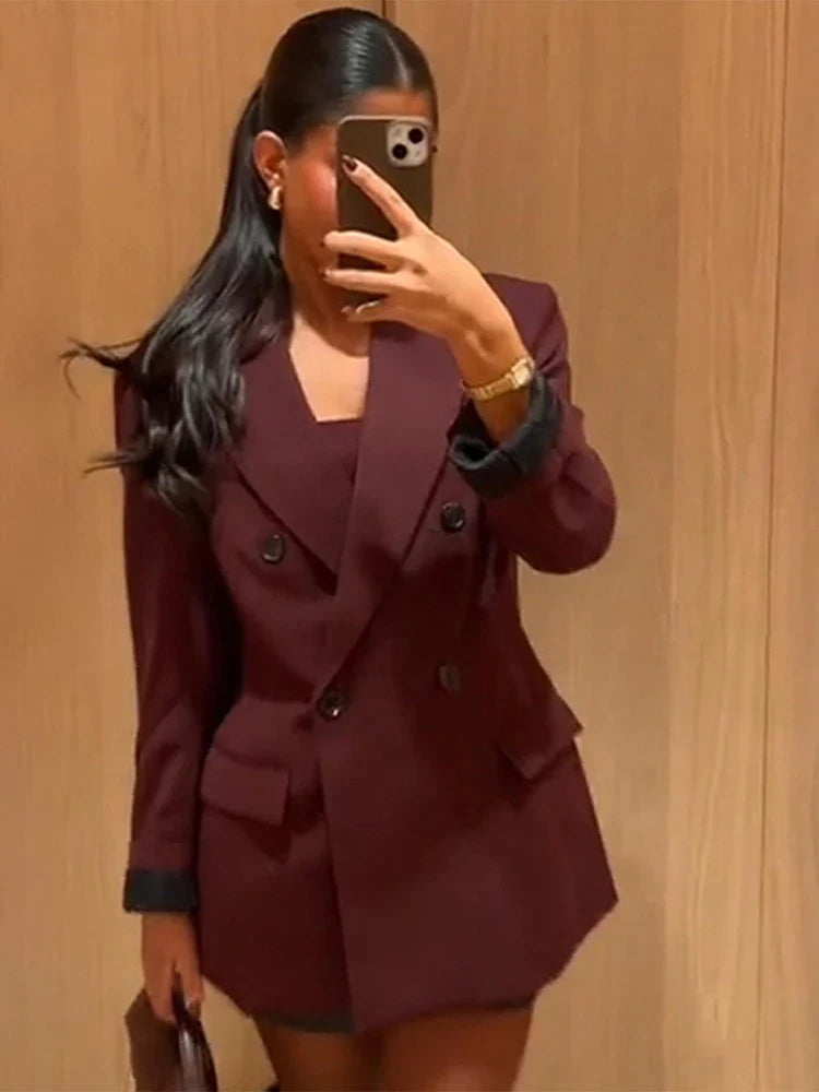 Vintage Red Blazer