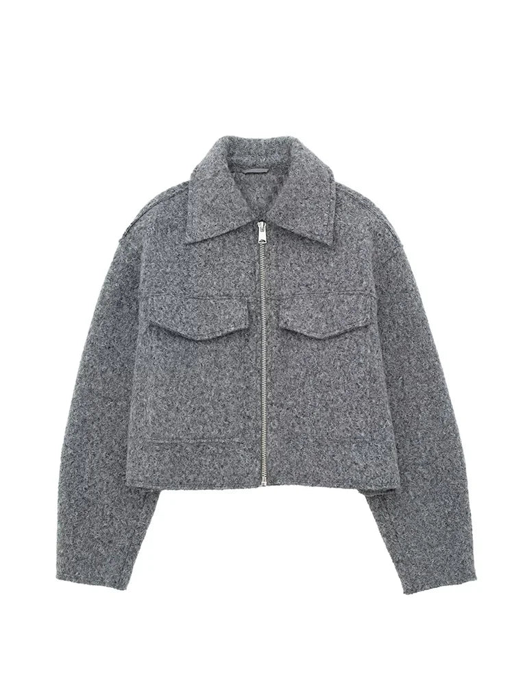 Jacket Ravènne Vintage Front Zipper