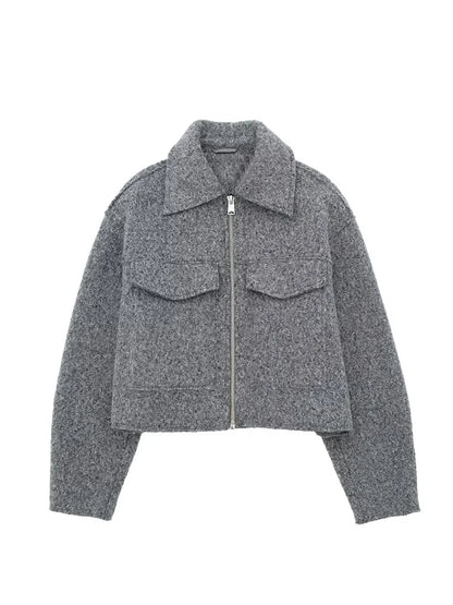 Jacket Ravènne Vintage Front Zipper