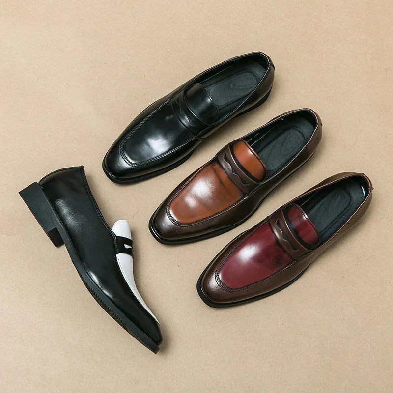 Darrow Leather Loafers - Olympus Madrid
