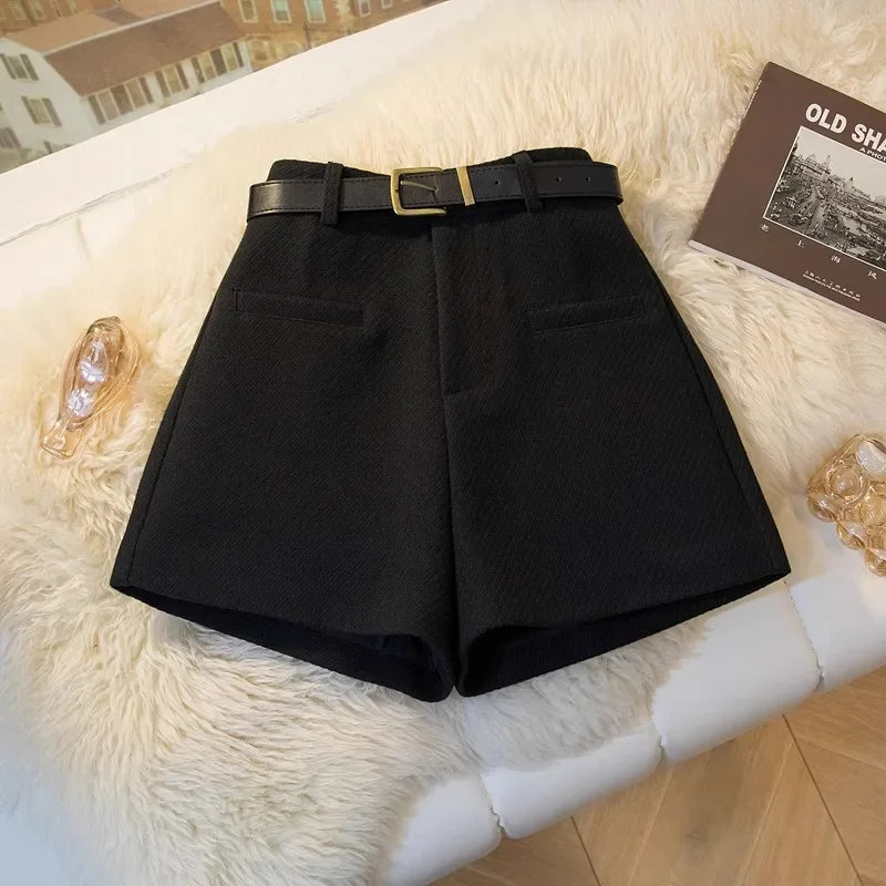 Women's Petite High-Waisted Cotton Shorts