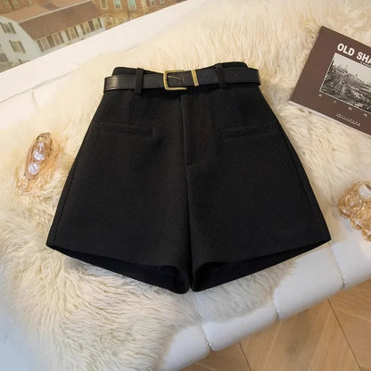 Women's Petite High-Waisted Cotton Shorts