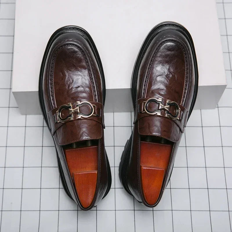 Wilbur Leather Loafers - Olympus Madrid