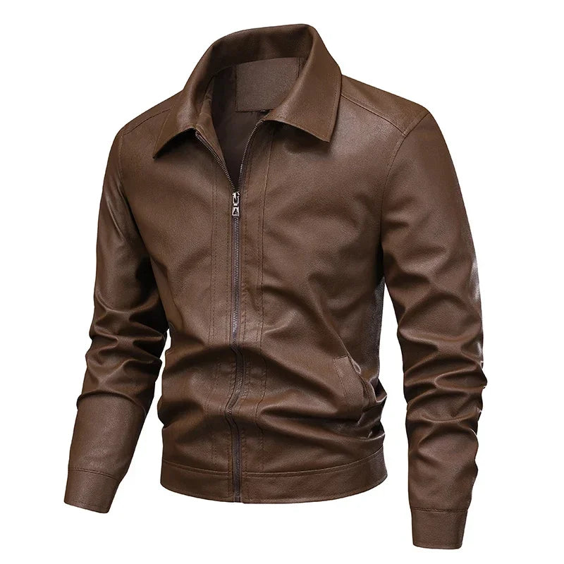 Grayson Leather Jacket - Olympus Madrid