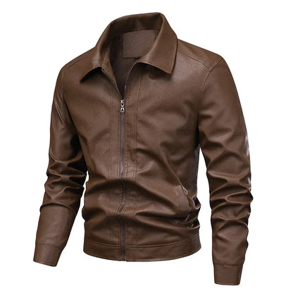 Grayson Leather Jacket - Olympus Madrid