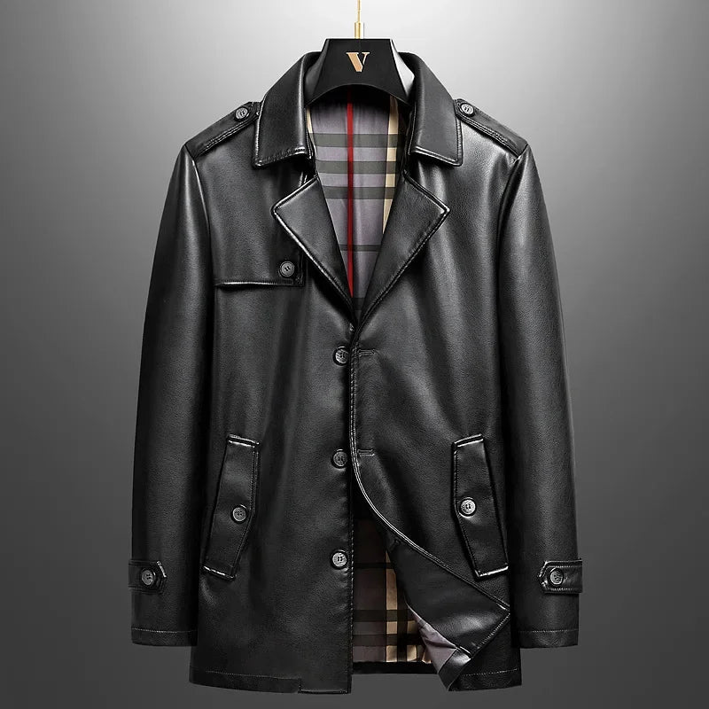 Auden Leather Jacket - Olympus Madrid