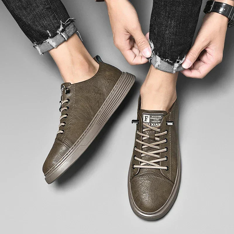 Pesco Genuine Leather Sneakers