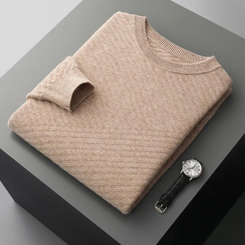 Rovel 100% Merino Wool Sweater - Olympus Madrid