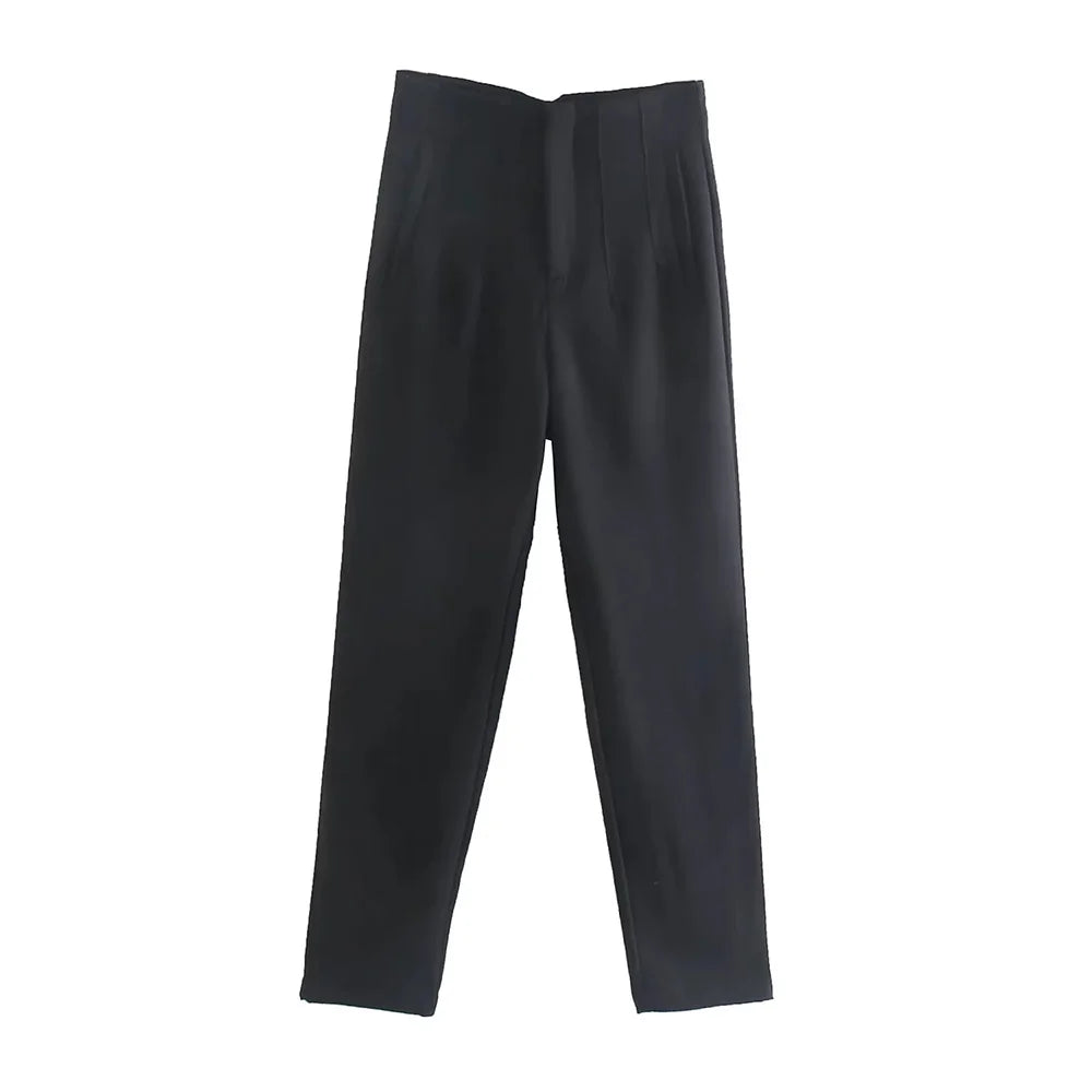 Lia High Waist Ankle Trousers