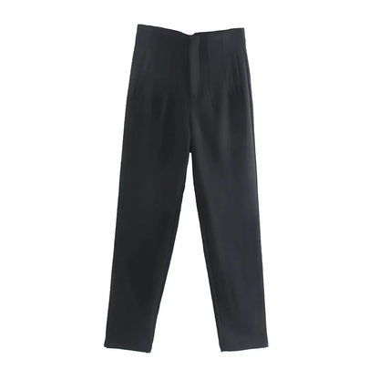 Lia High Waist Ankle Trousers