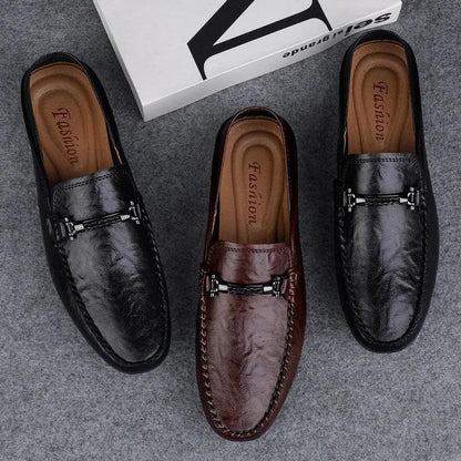 Kizar Leather Loafers - Olympus Madrid