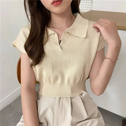 Katty New 2025 Pattern Collared Sweater